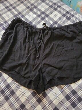 Drawstring Rayon Shorts Size L
